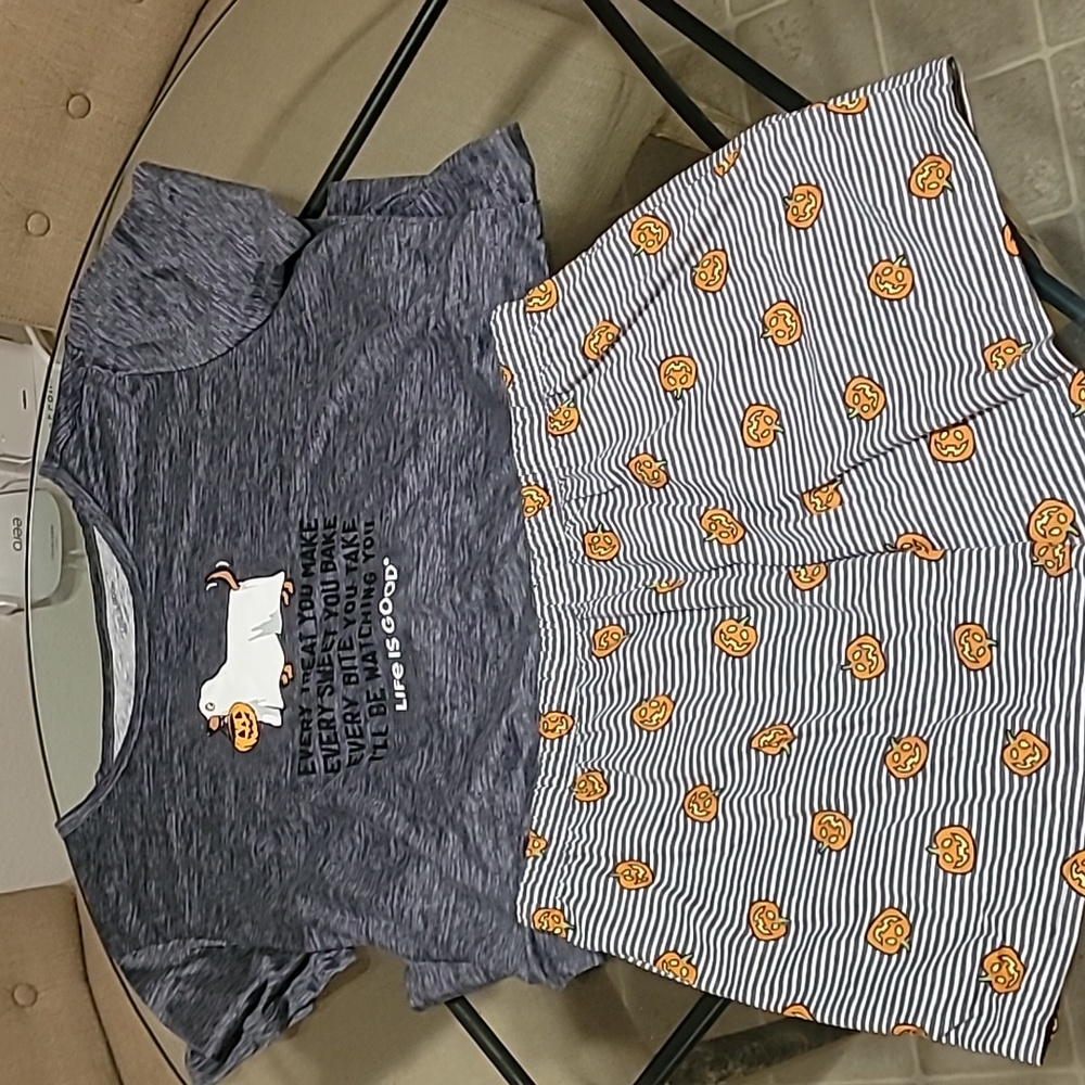 Halloween pjs- Life Is Good